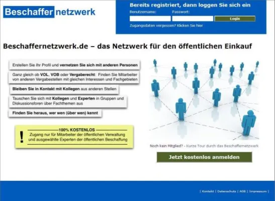 Bild: Beschaffernetzwerk.de – die Online-Community für den öffentlichen Einkauf