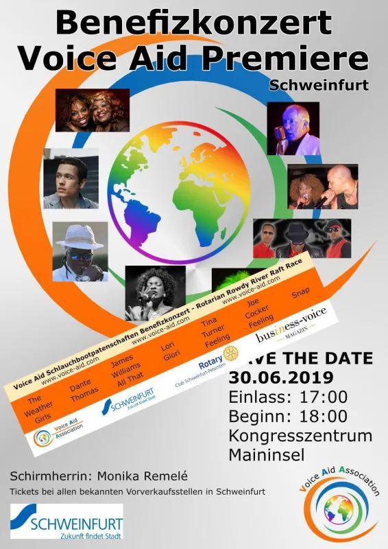Benefizkonzert Voice Aid Premiere Schweinfurt