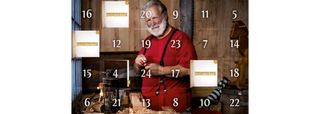 Jetzt mitmachen auf www.holzwerken.net/Adventskalender