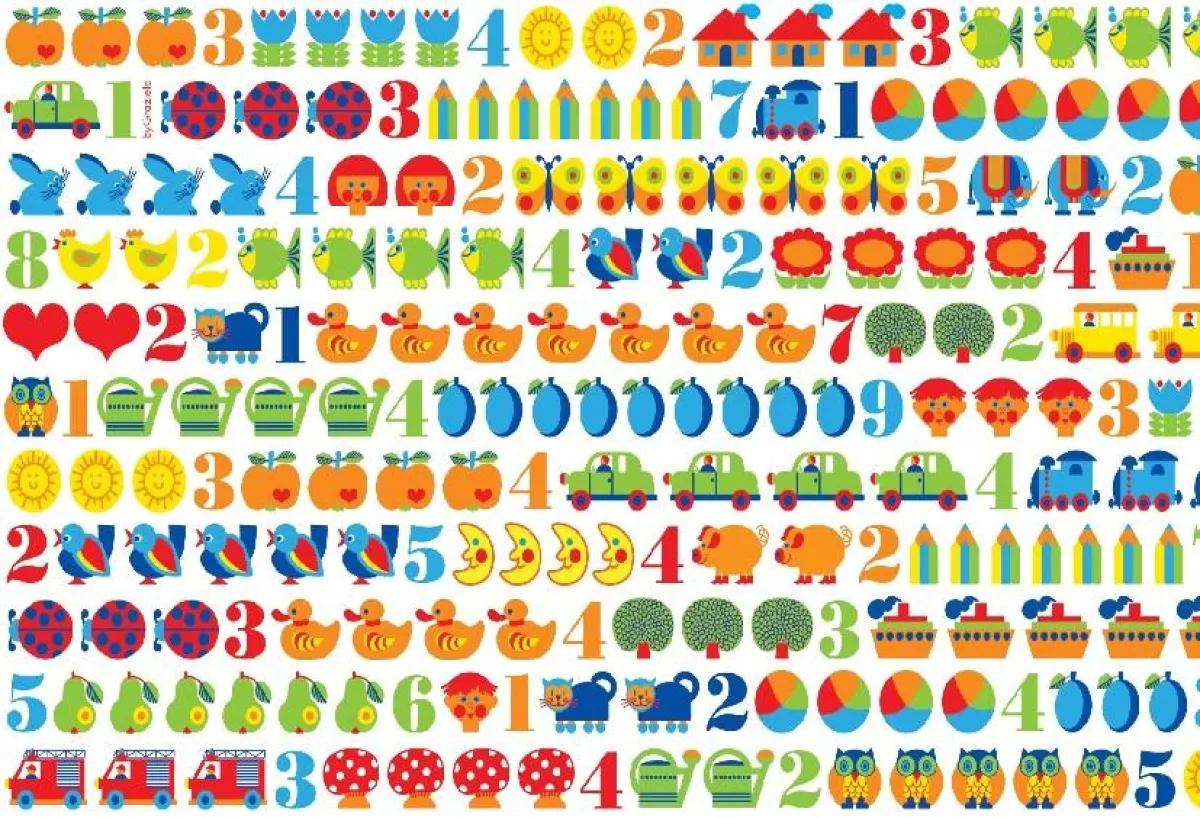 Das 1,2,3 Muster von Graziela Preiser war (und ist wieder) der absolute Hit in den Kinderzimmern.