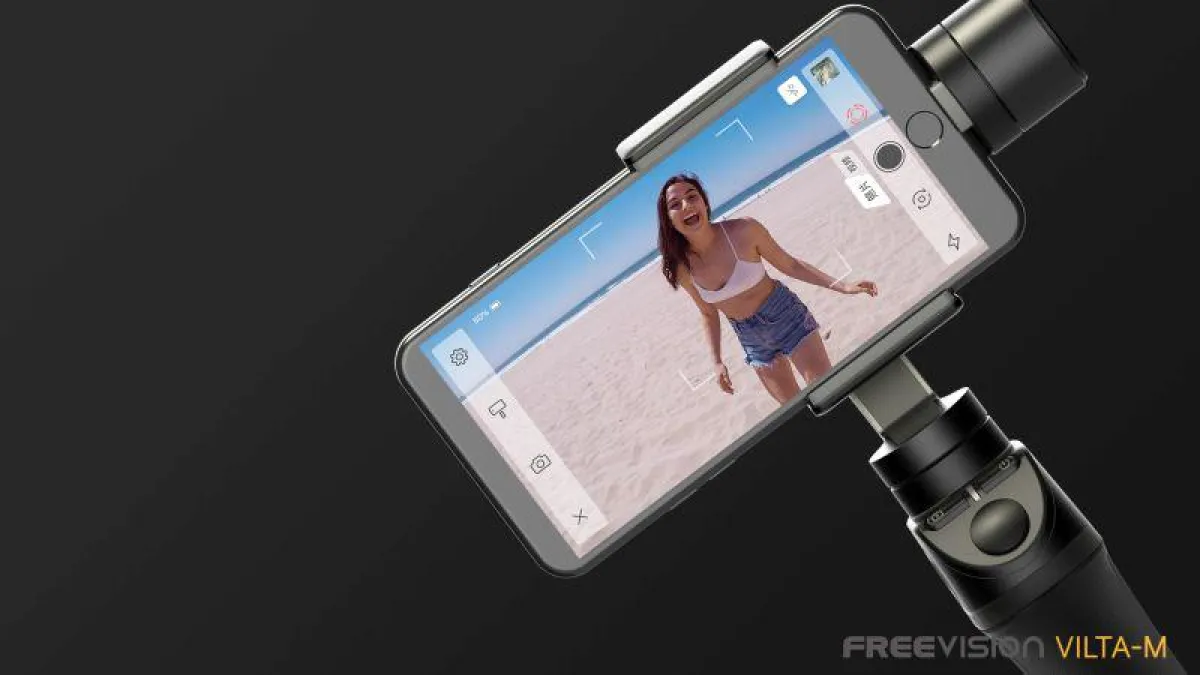 Mit dem Smartphone Gimbal Freevision VILTA-M die Aufnahmequalität steigern.