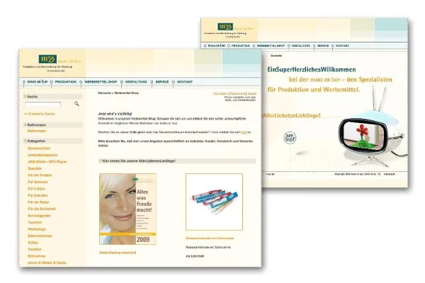 Bild: make or buy erweitert Online-Werbemittel-Angebot
