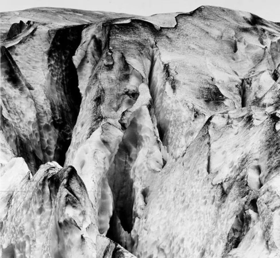 Detlef Orlopp »3.9.95«, Schwarzweißfotografie, Bromsilbergelatine, 44,3 x 44,7 cm, Vintage