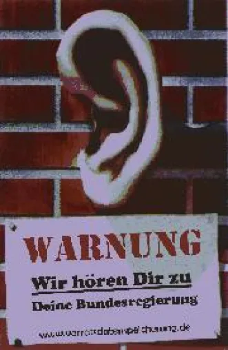 Bild: Aufruf zur Demonstration gegen ausufernde Überwachung am Samstag, den 22.9. in Berlin