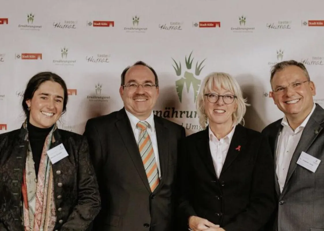 Amarine Gillern, Dr. Ralf Nolten (MdL), Elfi Scho- Antwerpes (1.OB), Dr. Stephan Lück