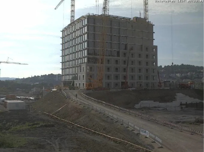 Bild: Premiere am 19.6.2010: mit dem Stromrad um die Baustelle Stuttgart21