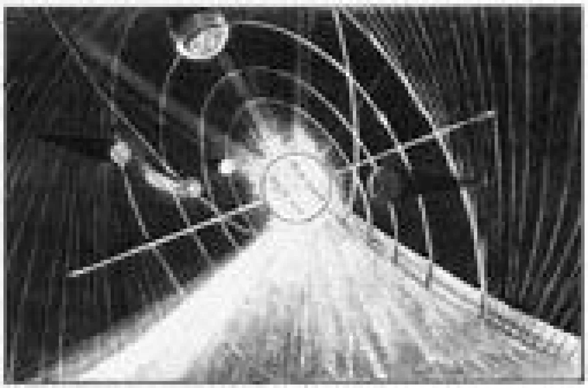 Pseudowissenschaften umkreisen die etablierten Wissenschaften immer wieder - wie auch die Welteislehre zeigt. In der Abbildung zu sehen ist das Sonnensystem mit Eisschleiertrichter nach Hanns Hörbiger