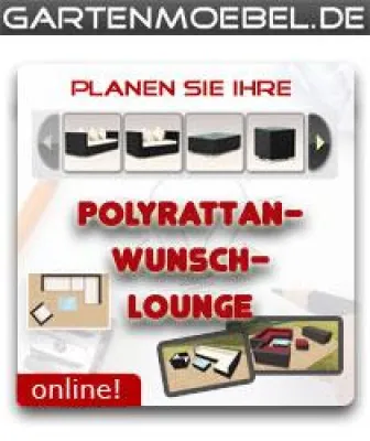 Bild: Online Loungeplaner: Polyrattan Lounge für die eigene Terrasse individuell planen