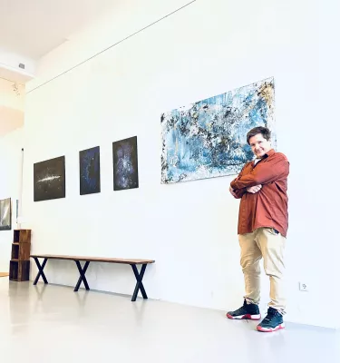 Bild: ESNZ Art Ausstellung mit Dr. Kai Helge Wirth in Bad Nauheim