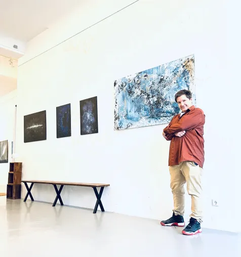 Bild: ESNZ Art Ausstellung mit Dr. Kai Helge Wirth in Bad Nauheim