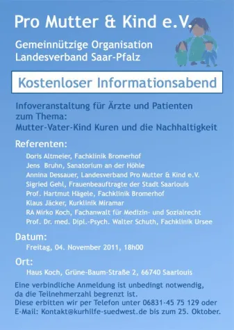 Bild: Vortrag zum Thema Mutter - Kind-Kuren und deren Nachhaltigkeit