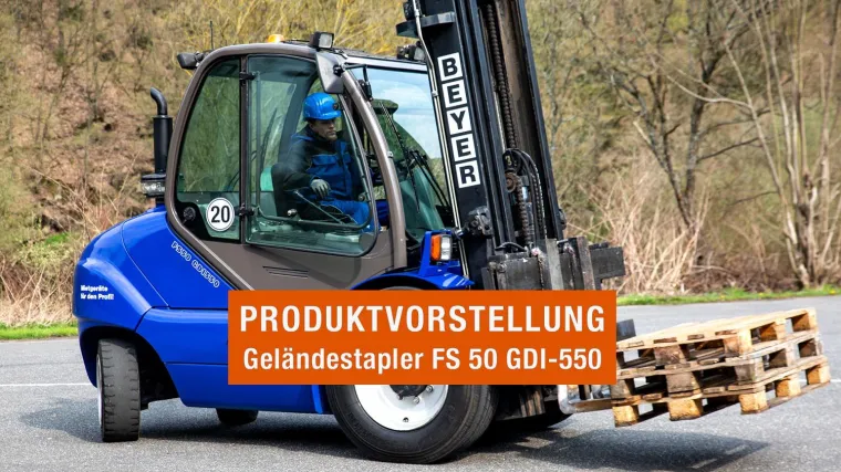 Bild: Beyer Mietsrevice informiert: Stapler mit hoher Bodenfreiheit