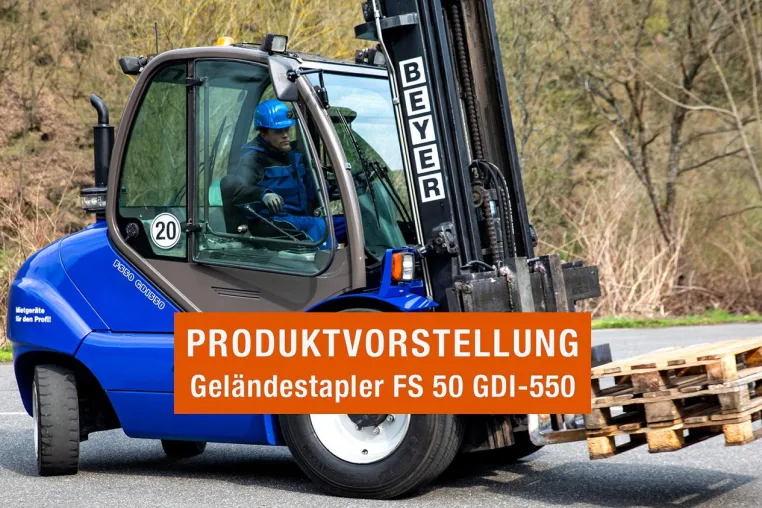 Bild: Beyer Mietsrevice informiert: Stapler mit hoher Bodenfreiheit