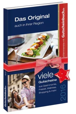 Bild: Die Liebsten zu Weihnachten überraschen mit dem blauen Gutscheinbuch