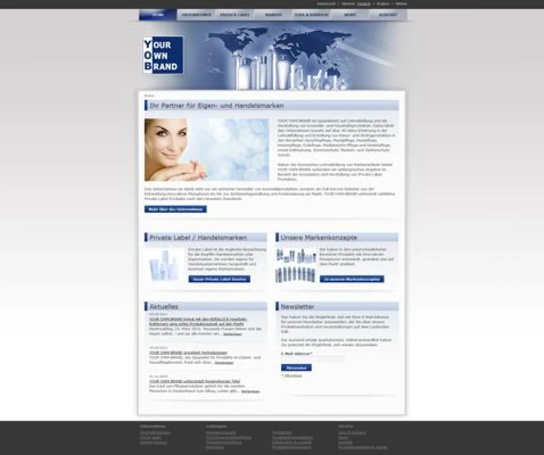 Website-Relaunch: www.yourownbrand.de
