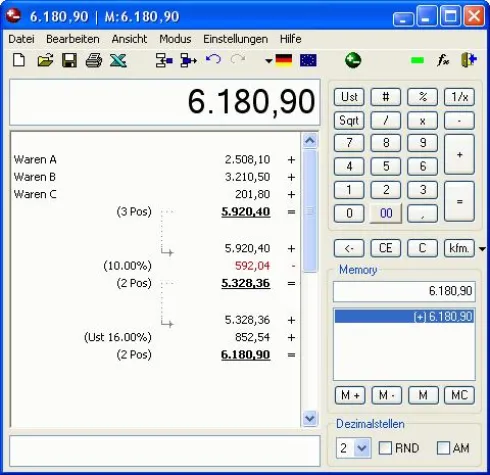 Bild: HAMA bündelt Keypads mit DeskCalc