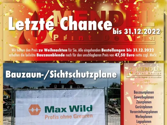 Bild: Letzte Chance bis 31.12.2022