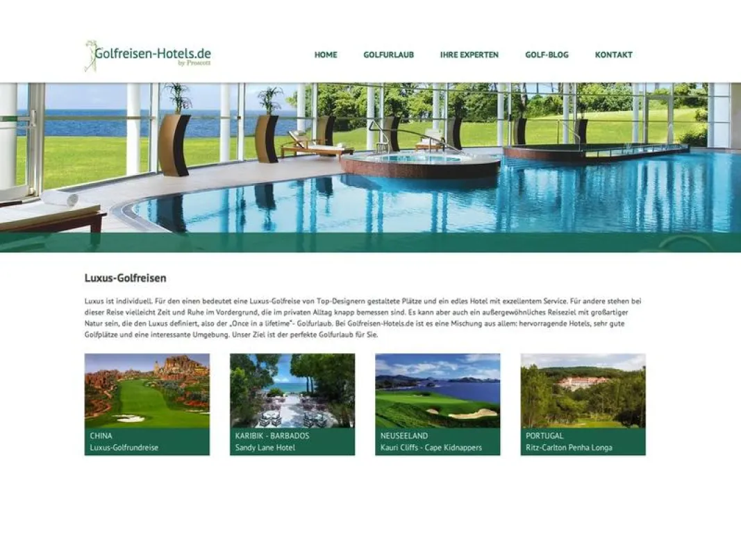 Screenshot Golfreisen-Hotels.de