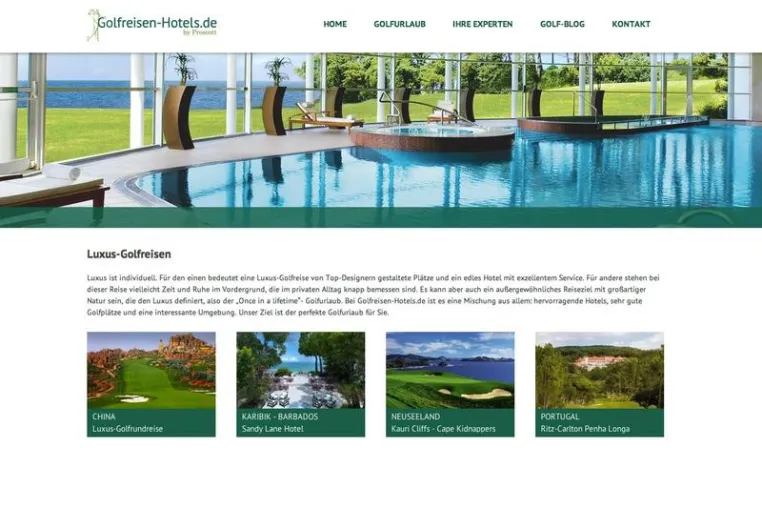 Bild: Golfreisen-Hotels.de erweitert Portfolio um Luxus-Golfurlaub