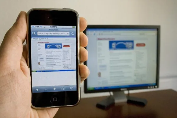 Bild: Mit dem iPhone an Web-Konferenzen teilnehmen – BeamYourScreen macht’s möglich