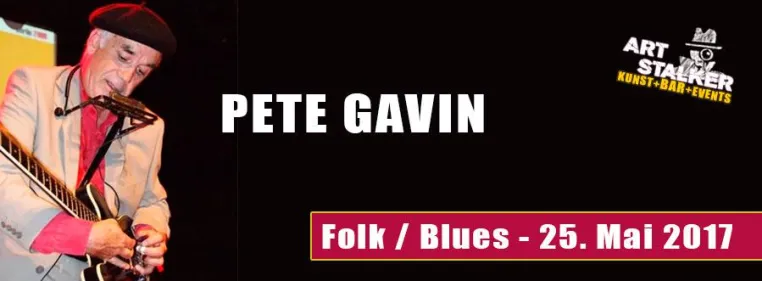 Pete Gavin gibt Folk / Blues Konzert im ART Stalker Bild: Pete Gavin gibt Folk / Blues Konzert im ART Stalker