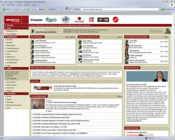 Bild: www.about-drinks.com - Hier trifft sich die Branche