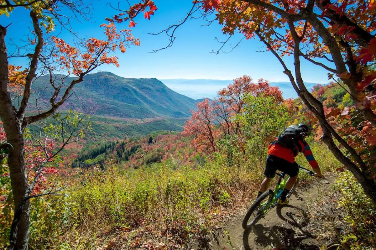 Singletrails für Mountainbiker in Park City