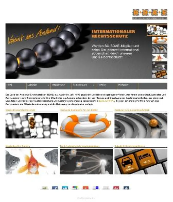Website für deutsche im Ausland