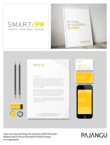 PAJANGU Design gestaltet Corporate Design für SMART PR GmbH Bild: PAJANGU Design gestaltet Corporate Design für SMART PR GmbH