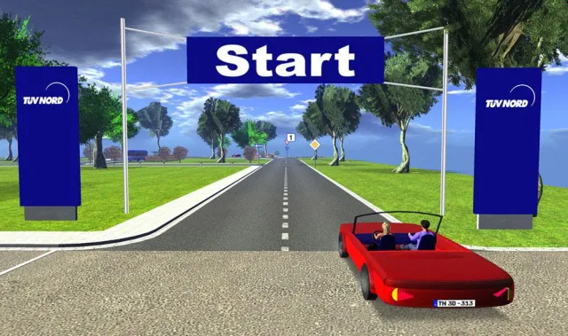 Bild: Spielerisch lernen im Web 3D - TÜV NORD Gruppe und BÜRO X entwickeln einen virtuellen Führerschein-Parcours