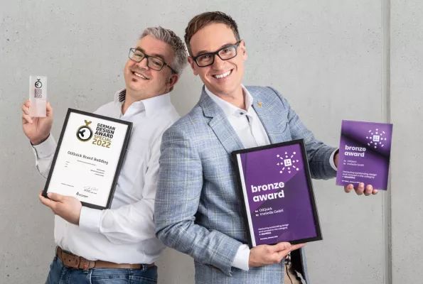 Bild: trumedia gewinnt International Creative Media Award und German Design Award 2022