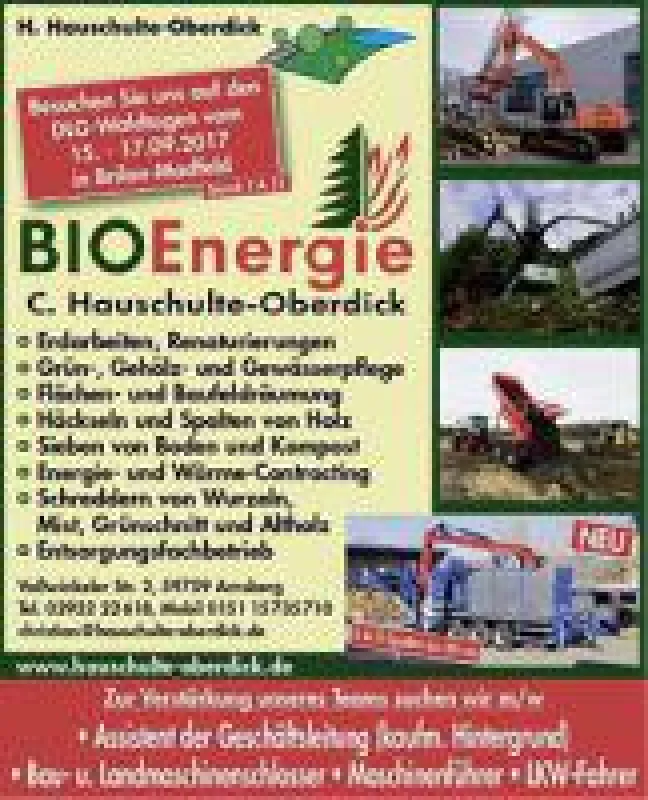 Während der DLG-Waldtage gibt es die Möglichkeit, die Neuerungen des Diamant2000 in der Praxis zu sehen.