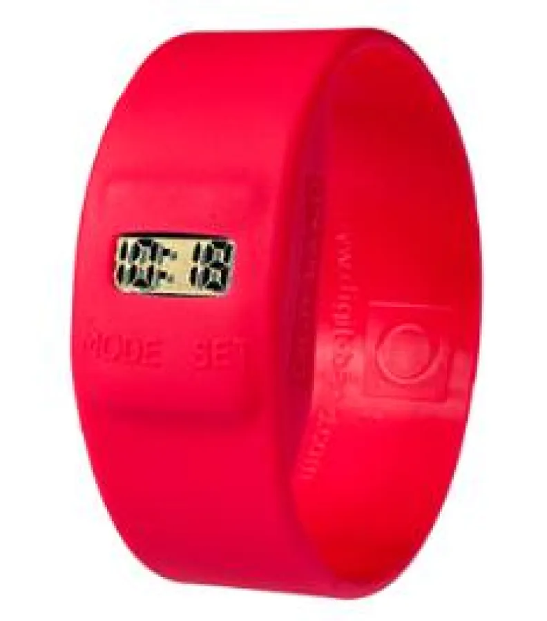 Die Uhren von Digit-Band sind aus wasserabweisendem Silikon und in einer Vielzahl von knalligen Farb