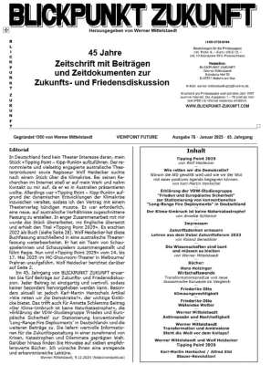 Bild: BLICKPUNKT ZUKUNFT Ausgabe 76, 45. Jahrgang ist erschienen!