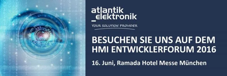 Bild: Atlantik Elektronik @ Entwicklerforum HMI in München