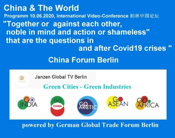 Internationale Videokonferenz "China & The World" 10.06.2020 Bild: Internationale Videokonferenz "China & The World" 10.06.2020