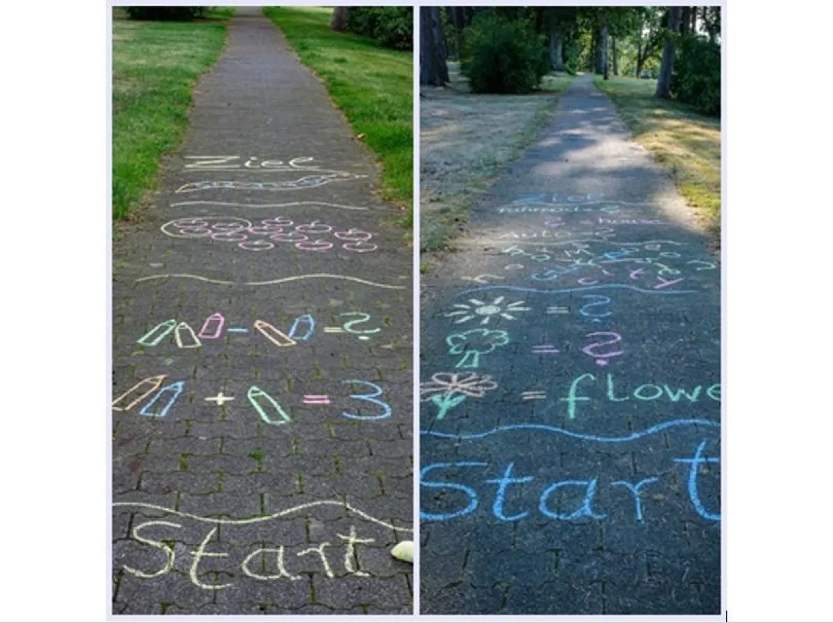 Bewegtes Lernen mit Spiel und Spaß im Freien