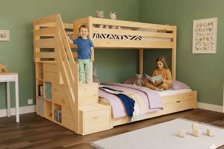 Bild: Etagenbetten für Kinder im Trend: Die ideale Lösung für Geschwisterzimmer und Übernachtungsbesuch