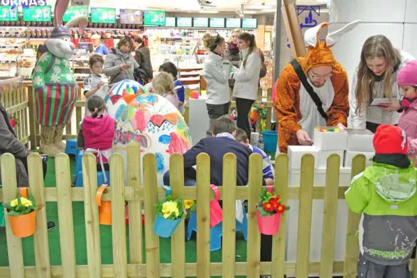 Bild: Vollauf gelungene Osteraktion für Kinder im Hauptbahnhof