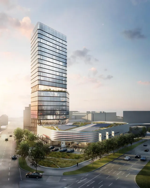 Radisson Blu Hotel im Porsche Design Tower Stuttgart