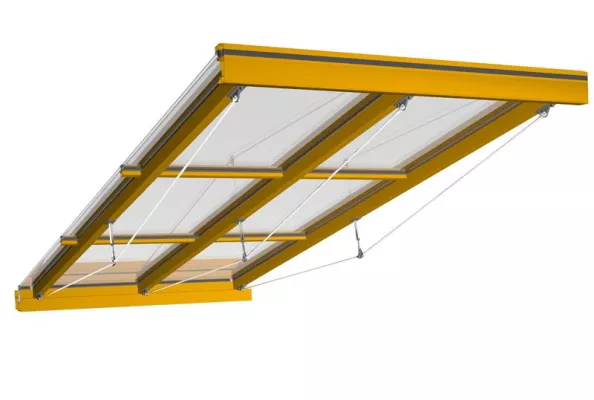 Bild: BAU 2007: Profilsystemanbieter Akotherm entwickelt neues Unterspannungssystem für Wintergärten