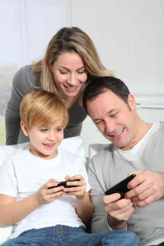 Bild: Internetkonsum von Kleinkindern