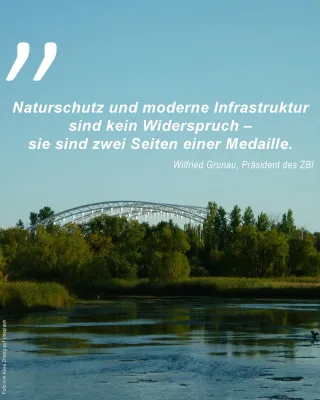 Bild: ZBI: Naturschutz und Infrastruktur sind kein Widerspruch