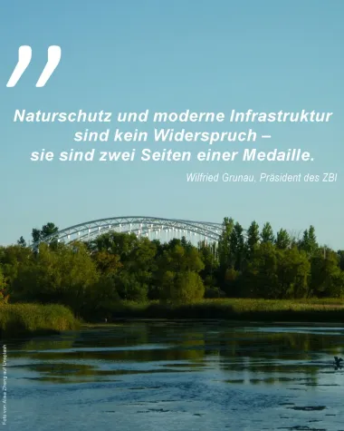 ZBI: Naturschutz und Infrastruktur sind kein Widerspruch Bild: ZBI: Naturschutz und Infrastruktur sind kein Widerspruch