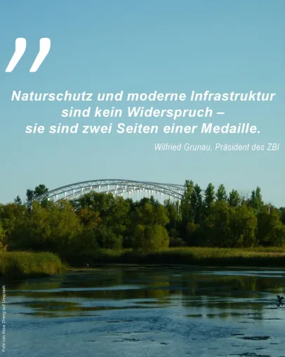 Bild: ZBI: Naturschutz und Infrastruktur sind kein Widerspruch