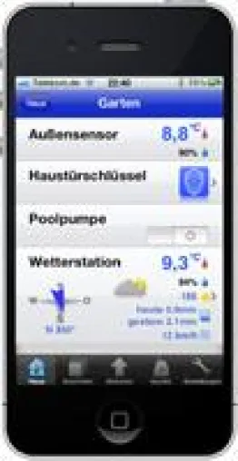 Bild: Home Control mit Webcam-Integration