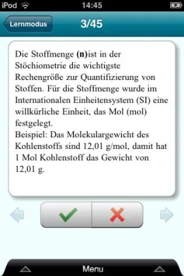Bild: Chemie-Abitur mit dem iPhone: ChemieAbi Lernkarten & Wissenstest