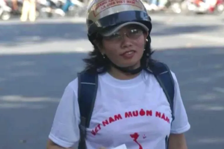 Inhaftierte Bloggerin Ta Phong Tan im Hungerstreik Bild: Inhaftierte Bloggerin Ta Phong Tan im Hungerstreik