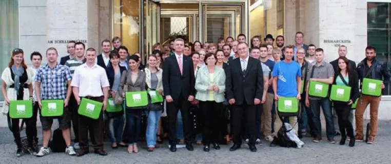 Bild: Immatrikulation an der "coolen" bbw Hochschule