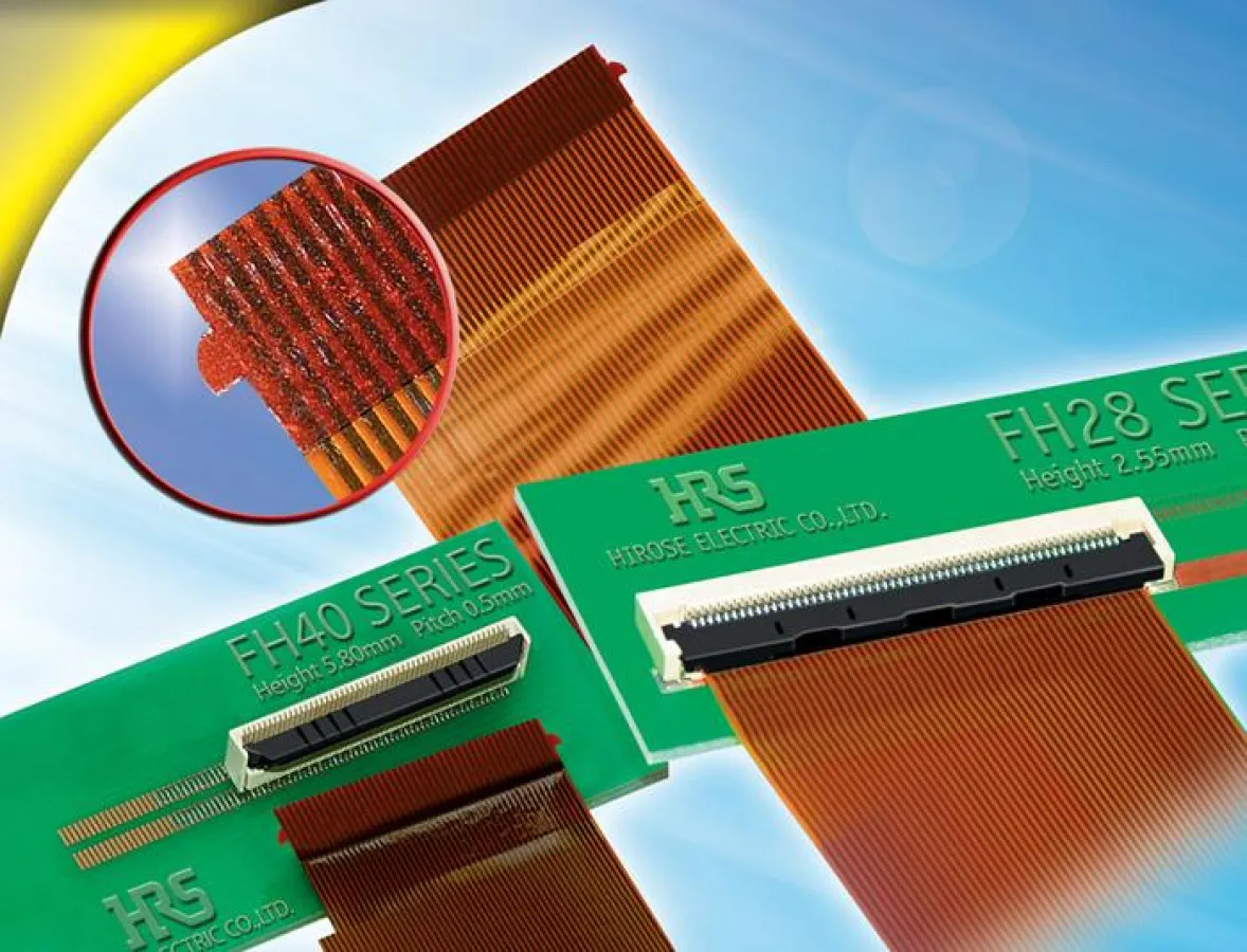 FFC Steckverbinder mit ?Side-Catcher? und  fühlbarem Klick beim Verriegeln - HOT ELECTRONIC